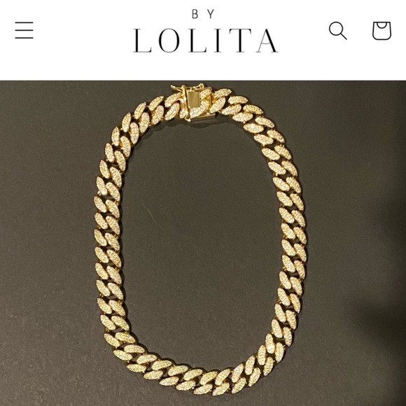 ByLolita Jewelry - ByLolita Gold Wish wish ll Cuban link Chain 💕